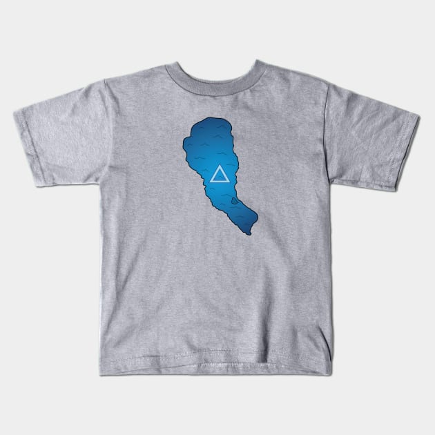 Pyramid Lake Nevada Kids T-Shirt by ACGraphics